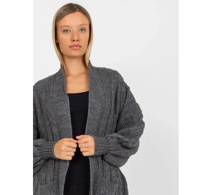 Dámsky sveter LC SW 8032 tmavo šedý