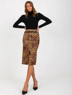 Sukňa VI SD 147.43P čierna a béžová