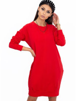 Červené bavlnené šaty