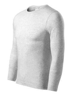 Tričko Progress LS unisex svetlo šedá