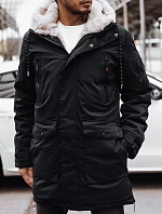 Pánska zimná bunda čierna FashionStreet TX4594