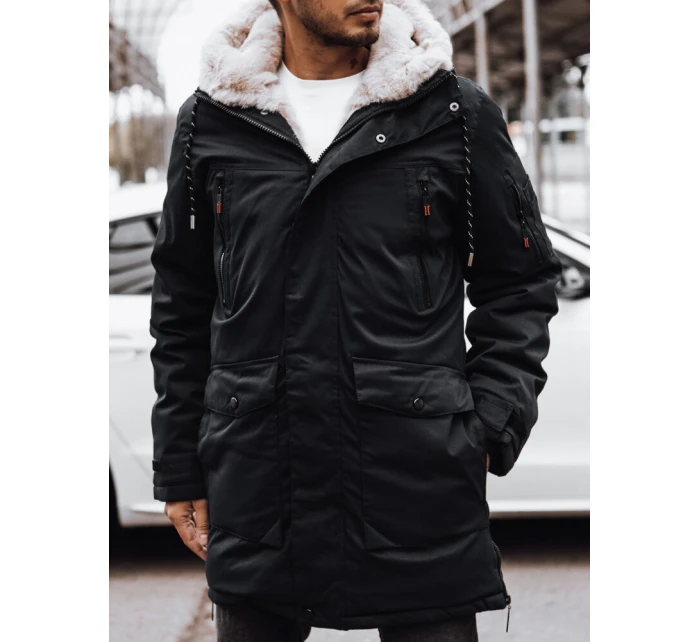 Pánská zimní bunda černá Dstreet TX4594