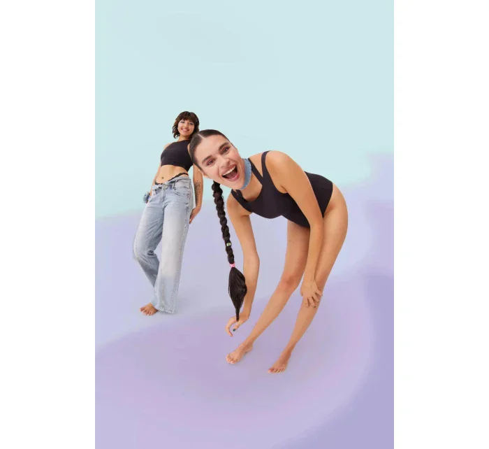 Dámsky top ZERO Feel Bliss Crop Top - BLACK - black 0004 - SLOGGI