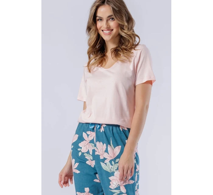 Leveza 1577 Pyžamo Celeste M-2XL