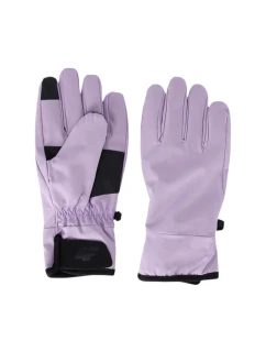 4F U125 rukavice svetlo fialové 4FWMM00AGLOU125 52S