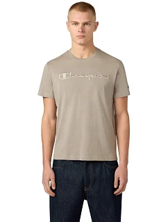 Pánské tričko SS Tee beige  pánské model 22119613 - CHAMPION
