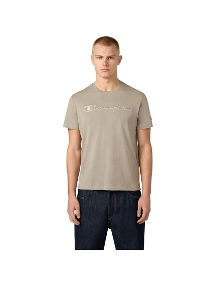Pánské tričko SS Tee beige  pánské model 22119613 - CHAMPION