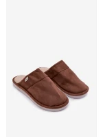 Pánské hnědé pantofle model 21793839 - Boto Pánské hnědé pantofle model 21793839 - Boto