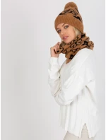 Tunelový šál AT KM CM 331 hnedý