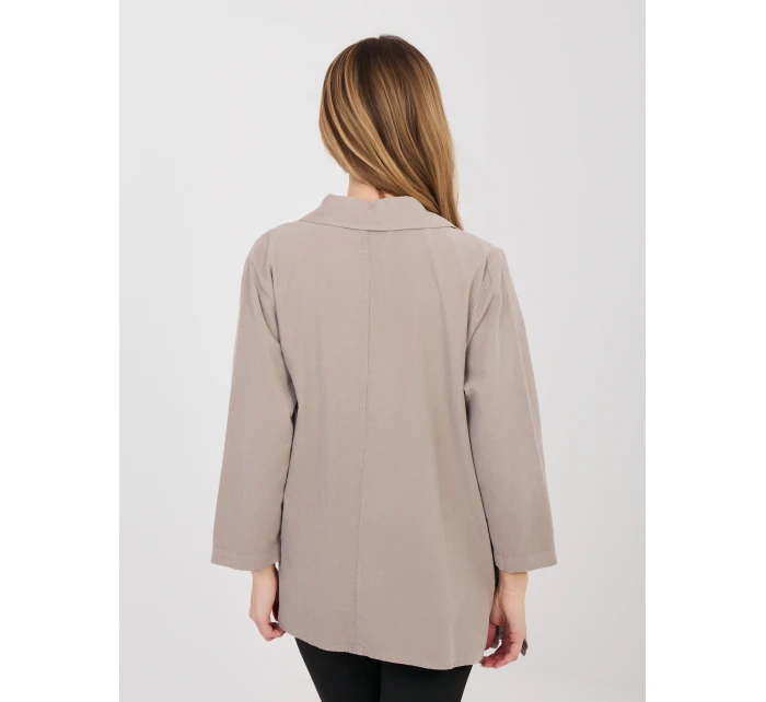 Koszula IT KS model 22031411 ciemny bezowy - FPrice