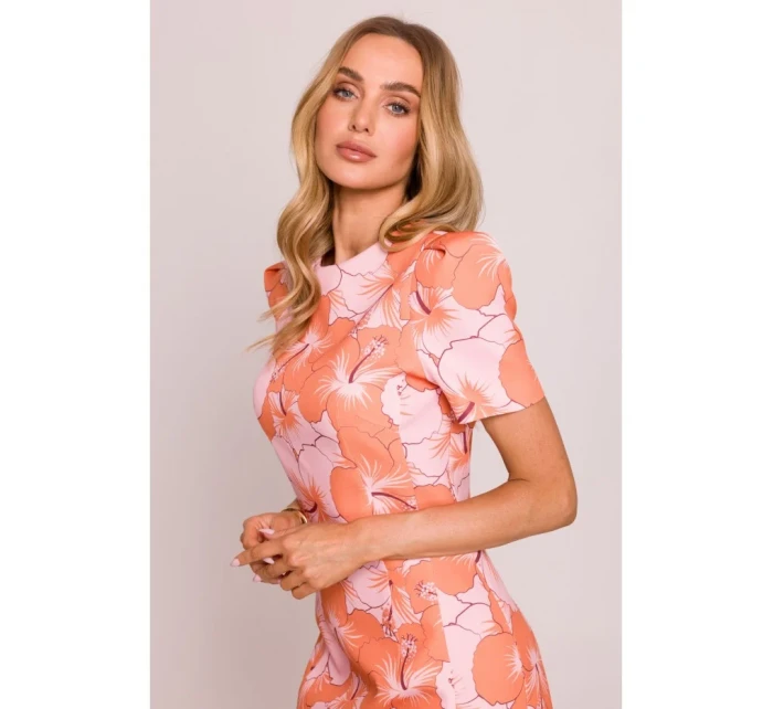 M856 Viacfarebné mini šaty - model 1