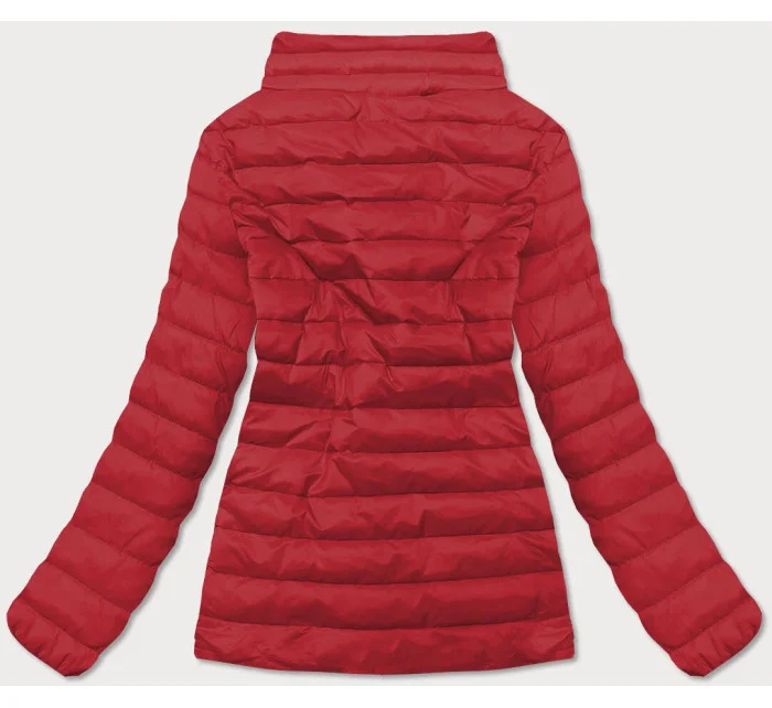Tmavě červená lehká dámská prošívaná bunda model 17050608 - J.STYLE