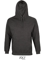 SOL'S Condor Unisex mikina s kapucňou 25.3815 uhlovo sivá melírovaná SOL'S Condor Unisex mikina s kapucňou 25.3815 uhlovo sivá melírovaná