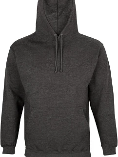 SOL'S Condor Unisex mikina s kapucňou 25.3815 uhlovo sivá melírovaná