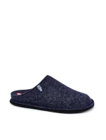 Klasické pánské pantofle Big Star model 21601053 Námořnická modrá - Big Star Shoes