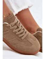 Dámské semišové sneakersy Big Star model 21705779 HIPOLY SYSTEM Béžové - Big Star Shoes Dámské semišové sneakersy Big Star model 21705779 HIPOLY SYSTEM Béžové - Big Star Shoes