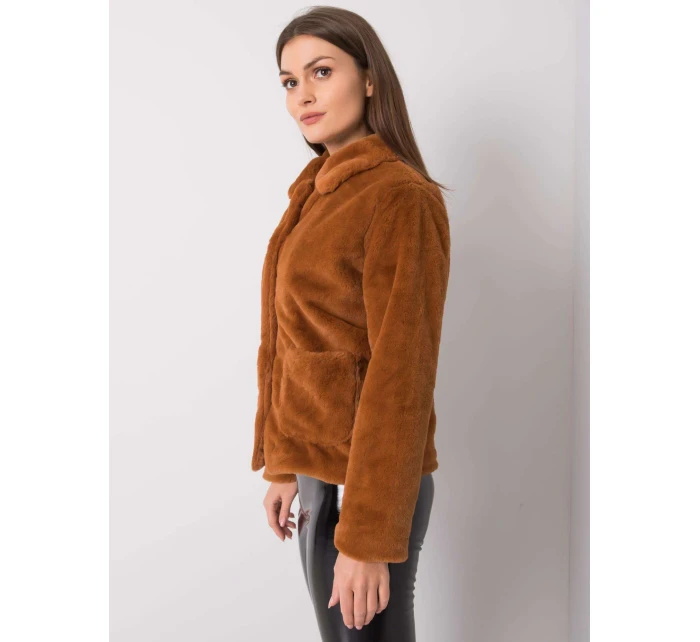 Bunda 217 KR model 14839487 hnědá - FPrice Bunda 217 KR model 14839487 hnědá - FPrice