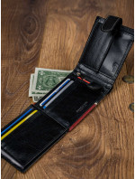 Pánske peňaženky 324L RBA D BLACK RED čierna