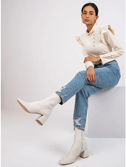 Halenka DHJ BZ model 17404311 světle béžová - FPrice Halenka DHJ BZ model 17404311 světle béžová - FPrice