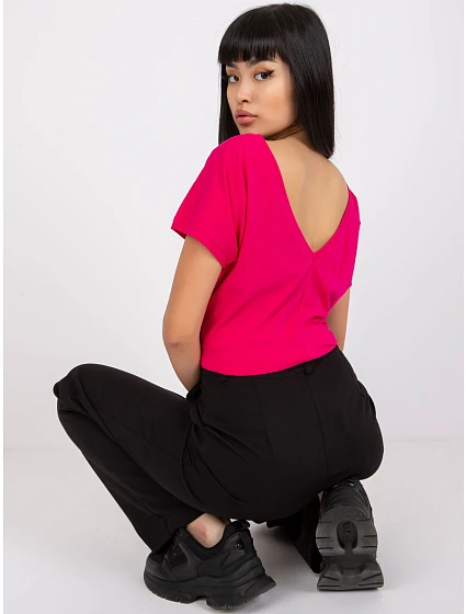 T shirt RV TS model 18847900 fuksjowy - FPrice T shirt RV TS model 18847900 fuksjowy - FPrice
