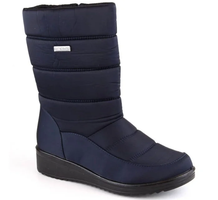 Dámske vysoké snehule 22SN26-5028 EVE436B Dark Blue - NOVINKY