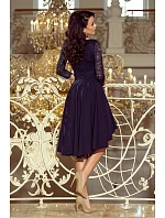 Dámské šaty model 22394884 tm. modré - numoco Dámské šaty model 22394884 tm. modré - numoco