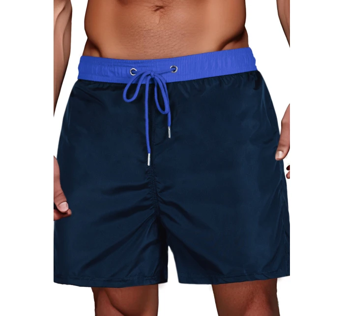 Pánske tmavomodré plavecké šortky FashionStreet SX2524