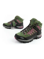 CMP Rigel dámske trekové topánky kožené odolné nepremokavé členkové topánky zelené dámske CMP Rigel dámske trekové topánky kožené odolné nepremokavé členkové topánky zelené dámske