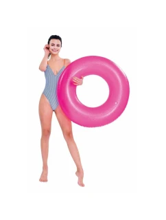 MOZAIKOVÝ PLAVECKÝ KRUH 90CM 37605 - RUŽOVÝ