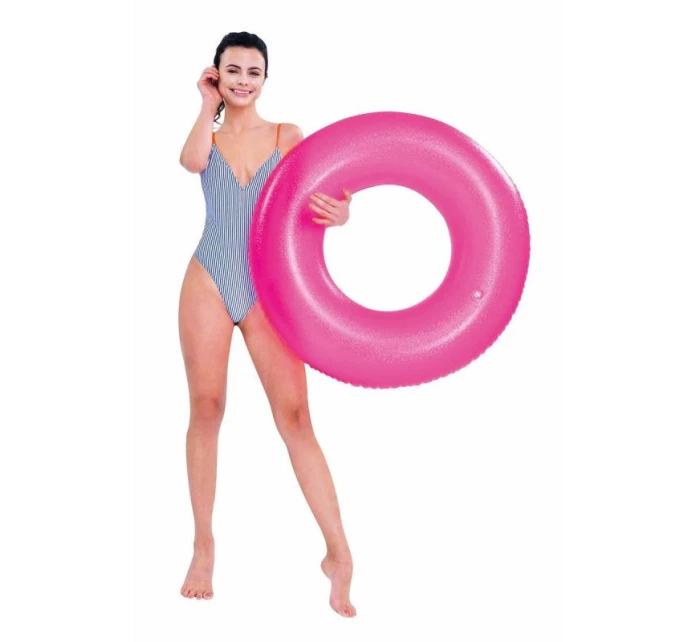 MOZAIKOVÝ PLAVECKÝ KRUH 90CM 37605 - RUŽOVÝ