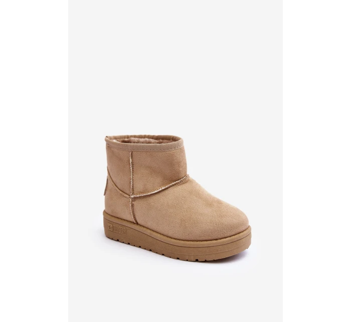 Dziecięce Śniegowce Ocieplane Beżowe Big Star MM374056