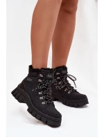 Zateplené dámské vysoké boty model 21728478 Černé - Lee Cooper
