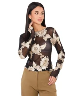 Blúzka IT BZ 22125.60 čierna a béžová