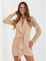 Sukienka MI SK model 22128361 beżowy - FPrice