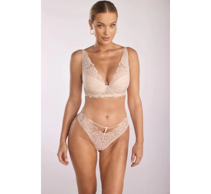 Dámska push-up podprsenka Luna PU-1103 Béžová - Kinga