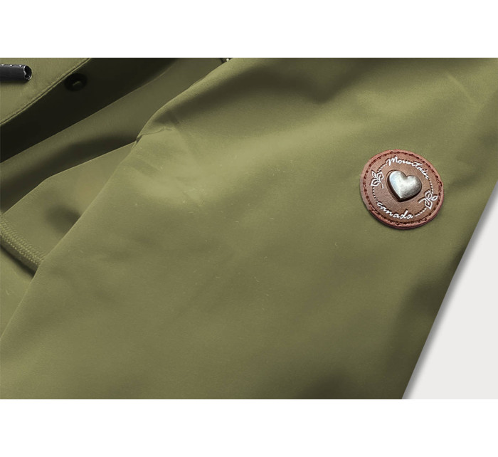 Dámská bunda parka v khaki barvě model 17214382 - CANADA Mountain