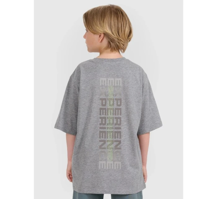 Chlapecké tričko oversize s potiskem model 21736472 - 4F Chlapecké tričko oversize s potiskem model 21736472 - 4F