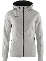 Craft Corporate ADV Unify Hoodie Jacket W Dámska bunda s kapucňou 81.9133 šedá melírovaná Craft Corporate ADV Unify Hoodie Jacket W Dámska bunda s kapucňou 81.9133 šedá melírovaná