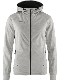 Craft Corporate ADV Unify Hoodie Jacket W Dámska bunda s kapucňou 81.9133 šedá melírovaná