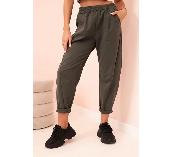 Kraťasy s kapsami Summer Punto tmavě khaki