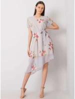 Šaty LK SK 507634.75P svetlo šedé Šaty LK SK 507634.75P svetlo šedé