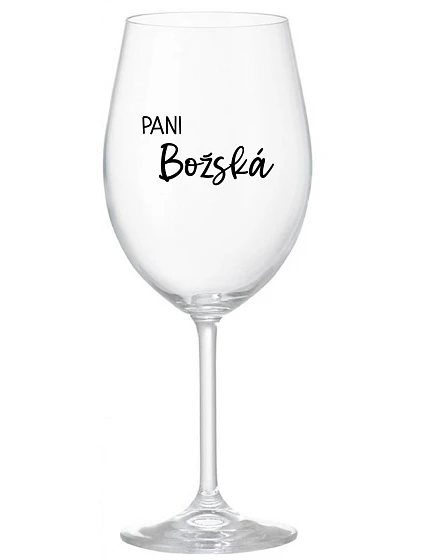 Lady of God - priehľadný pohár na víno 350 ml