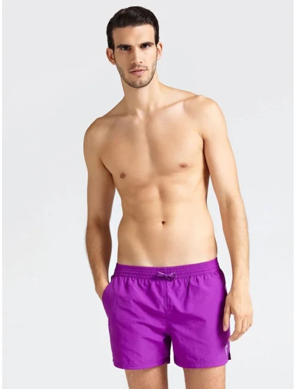 Pánske šortky F92T00TEL27 fialová - Guess Pánske šortky F92T00TEL27 fialová - Guess