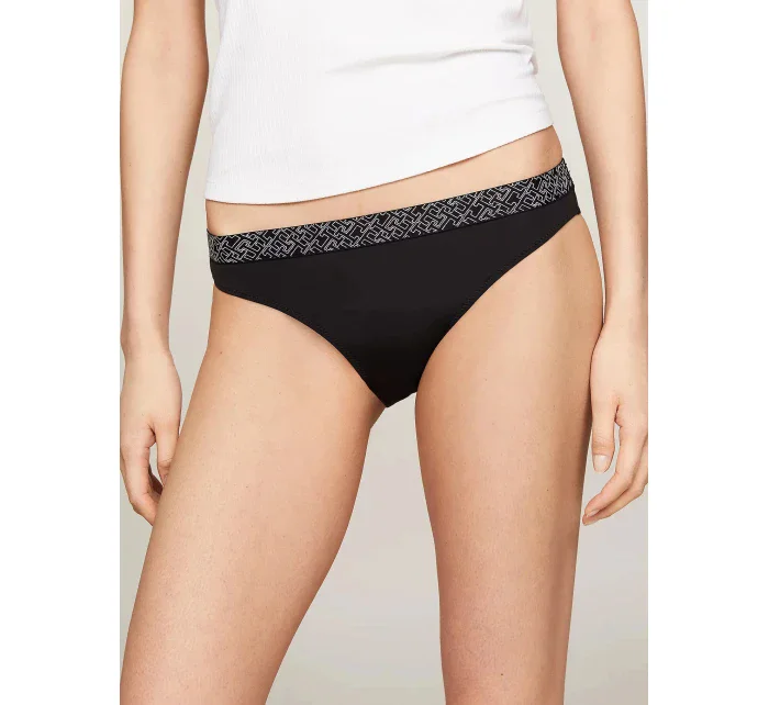 Dámske nohavičky BIKINI 3Pack UW0UW05187 0VT Black/Ecru/Pink - Tommy Hilfiger