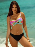 Dámske dvojdielne plavky Cyclades 2 S730CL2-1 Ružovo-fialový vzor - Vlastné