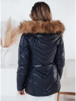Dámska prešívaná zimná bunda SOLARIS navy blue FashionStreet TY4009 Dámska prešívaná zimná bunda SOLARIS navy blue FashionStreet TY4009
