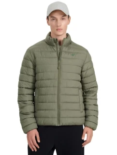 Pánská péřová bunda  khaki WAW25TDJA 43S pánské model 21396443 - 4F