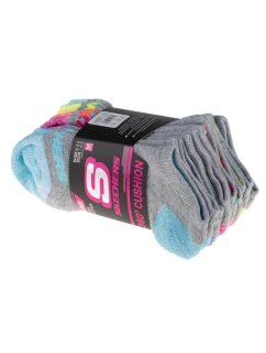 Skechers 6ks Dievčenské froté nohavice S108265-GRY sivá 31-34