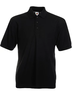 65/35 Pique Polo Piqué polo model 22531114 black - Fruit of the Loom