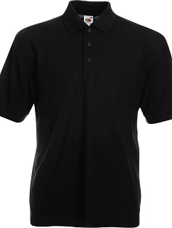 65/35 Pique Polo Piqué polo model 22531114 black - Fruit of the Loom